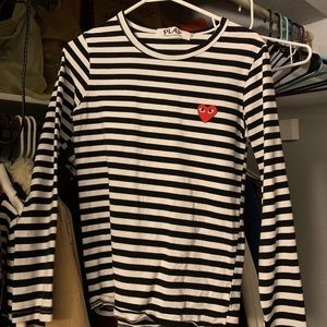 CDG strip shirt